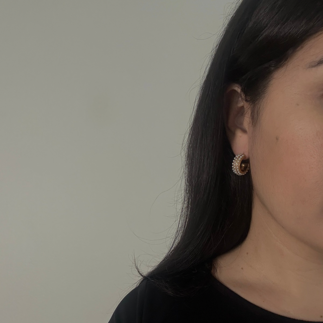 Pearl Hoops