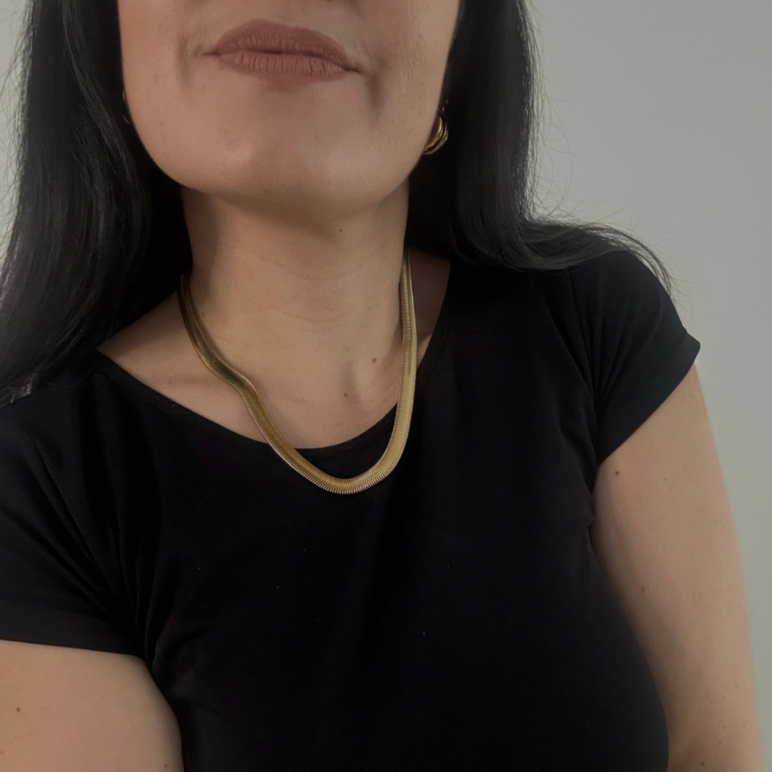 Gold Snake Necklace