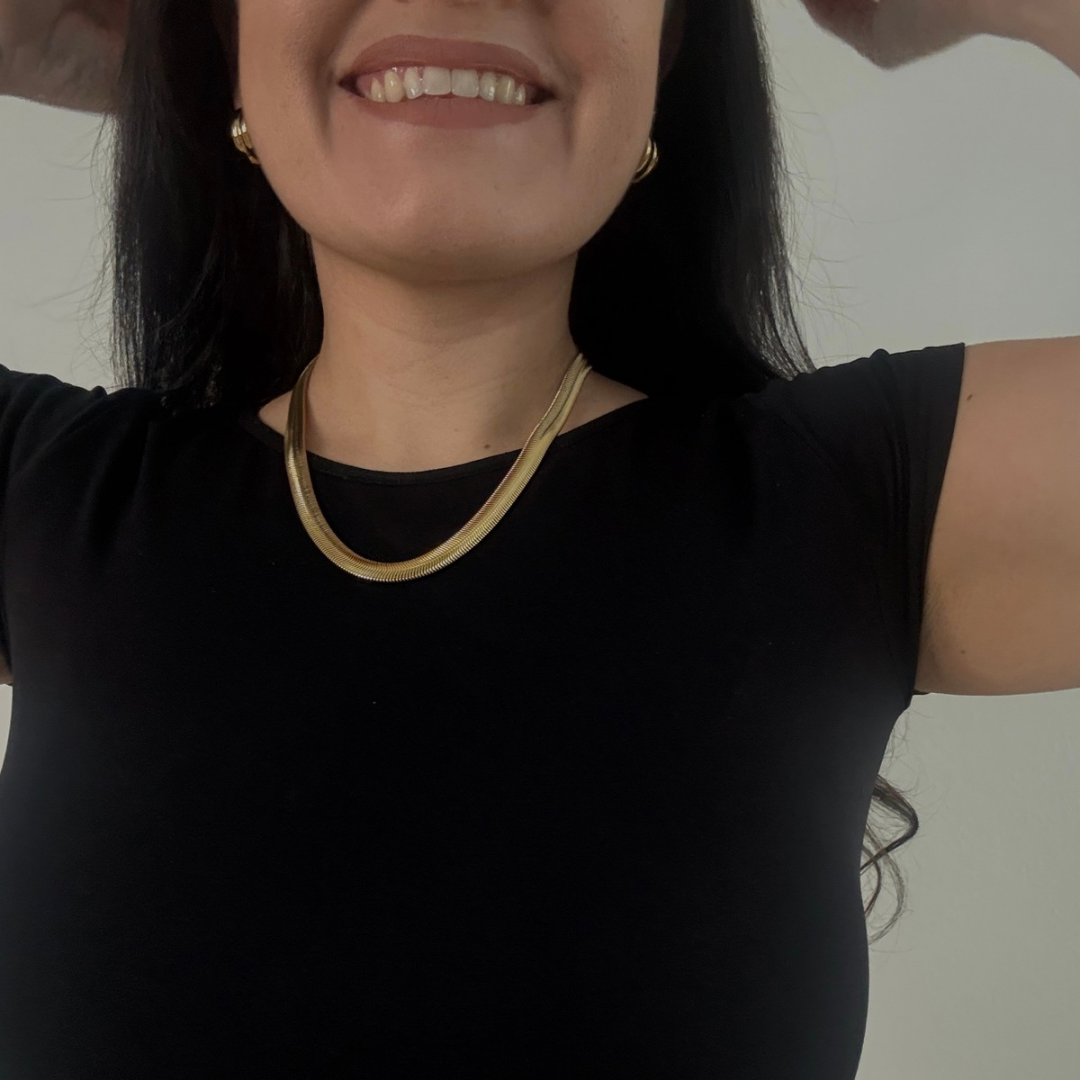 Gold Snake Necklace