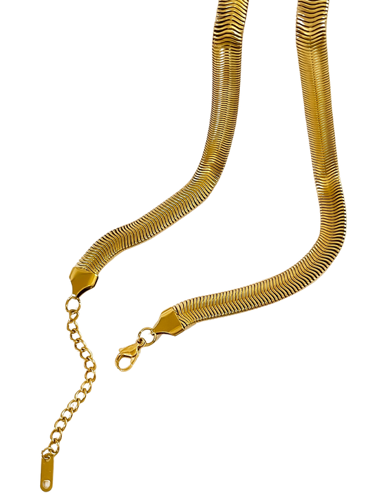 Gold Snake Necklace