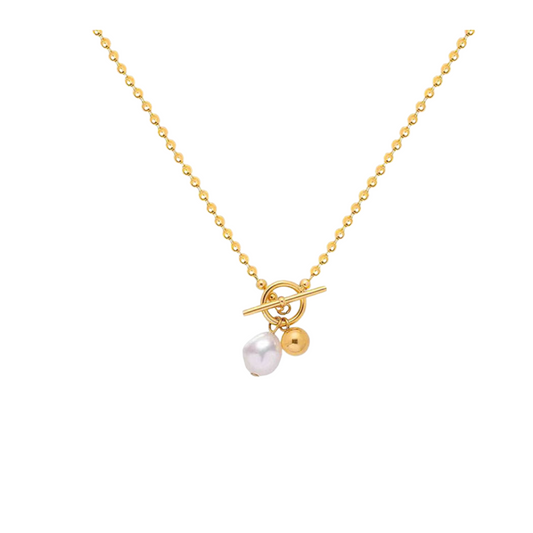Gold & Pearl Necklace